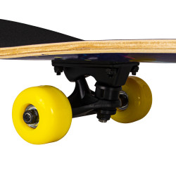 Skateboard en érable chinois - look Psypunk  l 79 x l 20 cm