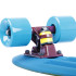 Pennyboard 22ʺ - Skateboard en plastique à roulements ABEC 7