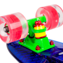 Penny Board pour adolescents avec roues lumineuses LED - adapté à la ville