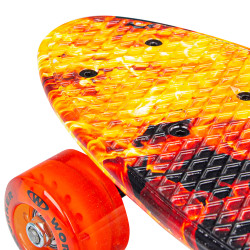 Mini Penny Board coloré au design original - antidérapant
