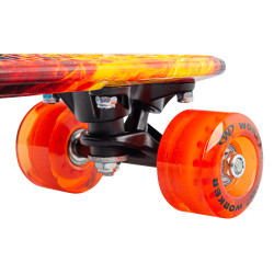 Mini Penny Board coloré au design original - antidérapant