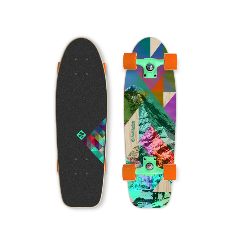 Mini longboard en bois