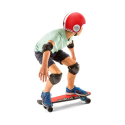 Trottinette - Penny Board pour enfant 2-en-1 - Noir ou rouge