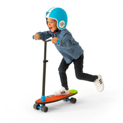 Trottinette et penny board deux en un