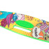 Longboard électrique avec télécommande Bluetooth - Noir et Orange