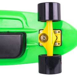 Longboard électrique avec télécommande Bluetooth - Noir et Orange