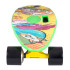 Longboard électrique à télécommande Bluetooth - Jaune et Vert