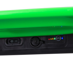 Longboard électrique à télécommande Bluetooth - Jaune et Vert