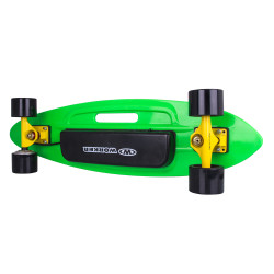 Longboard électrique à télécommande Bluetooth - Jaune et Vert