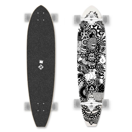 Longboard kicktail 36"