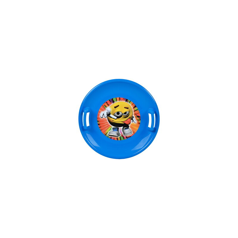 Soucoupe de neige pour enfants avec deux poignées - Garçon emoji plusieurs coloris