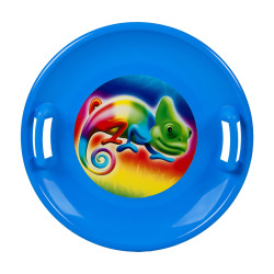 Soucoupe de neige pour enfants avec deux poignées - Caméléon plusieurs coloris