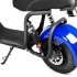 Scooter bleu à propulsion électrique Big Boss