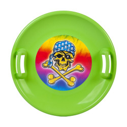 Soucoupe de neige pour enfants avec deux poignées - Pirate plusieurs coloris