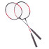 Set de raquettes de badminton pour joueurs de tous niveaux - vert ou rouge