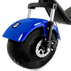 Scooter bleu à propulsion électrique Big Boss