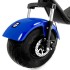 Scooter bleu à propulsion électrique Big Boss