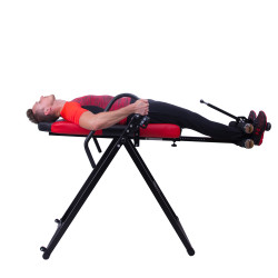 Table d'inversion chauffante et pliable pour les sportifs de haut niveau - 250 x 100 x 250 cm