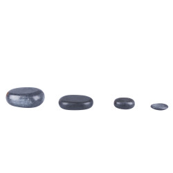 Pierres chaudes de thermo-thérapie pour la pratique de massage professionnel - 20 pcs