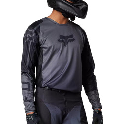 Maillot de motocross en jersey 100% polyester - Noir Dark Shadow