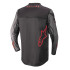 Maillot de motocross ample et anti transpirant - Noir/Gris Camo/Rouge fluo