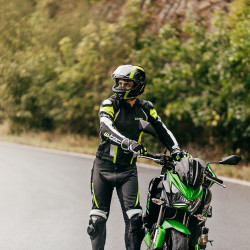 Pantalon moto en cuir pour homme avec protections extrêmes - plusieurs coloris disponibles