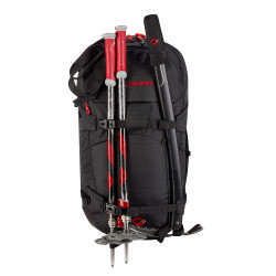 Sac à dos anti avalanche avec airbag et multipoches - 30 litres - noir