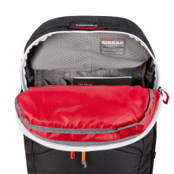 Sac à dos anti avalanche avec airbag et multipoches - 30 litres - noir