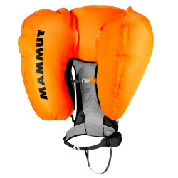 Sac à dos anti avalanche avec airbag et multipoches - 30 litres - gris