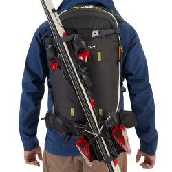 Sac à dos anti avalanche avec airbag et multipoches - 30 litres - gris