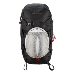 Sac à dos d'avalanche avec airbag amovible et mousquetons - 45 litres