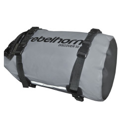 Sac de moto imperméable et ergonomique à roulettes - 50 litres - gris