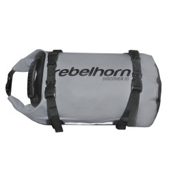 Sac de moto imperméable et ergonomique à roulettes - 50 litres - gris