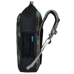 Sac à dos étanche et compact de moto et quatre roues de 30 litres - couleur Camo Army