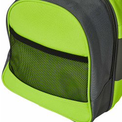 Sac de sport à roulettes en matériaux haut de gamme - nombreuses poches 60 x 30 x 25 cm vert