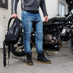 Sac à dos de moto étanche avec rangements ergonomique - coque en carbone