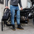 Sac à dos de moto étanche avec rangements ergonomique - coque en carbone