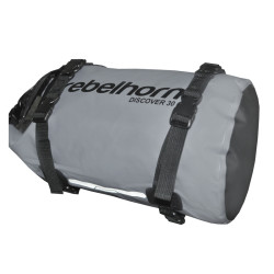 Sac de moto imperméable et ergonomique à roulettes - 30 litres - gris