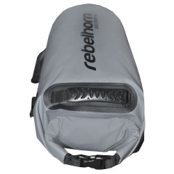 Sac de moto imperméable et ergonomique à roulettes - 30 litres - gris