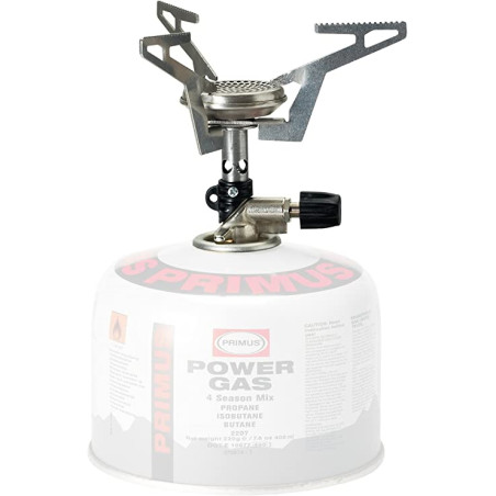 Réchaud de randonnée avec robinet de réglage - puissance de 2 600 W