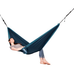 Hamac de voyage résistant et respirant pour une détente optimale - bleu / 300 x 170 cm