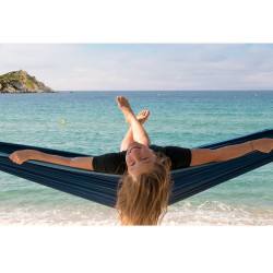 Hamac de voyage résistant et respirant pour une détente optimale - bleu / 300 x 170 cm