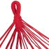 Hamac spacieux avec traverses en bois rouge et oreiller confortable - Matériau doux et durable