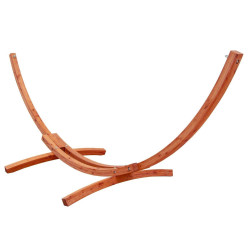 Hamac avec support en bois solide et de haute qualité - Limite de poids 120 kg