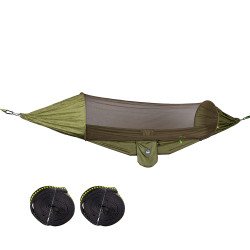 Hamac avec accessoires en forme de baldaquin - capacité de 200 kg