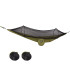 Hamac de camping avec moustiquaire en forme de auvent -  290 x 145 cm