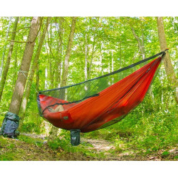 Filet anti-insectes pour hamac pour une protection à 360° avec fermeture éclair