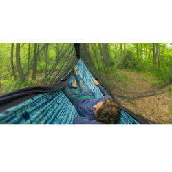 Filet anti-insectes pour hamac pour une protection à 360° avec fermeture éclair