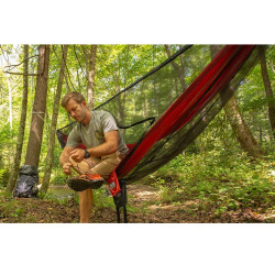 Filet anti-insectes pour hamac pour une protection à 360° avec fermeture éclair