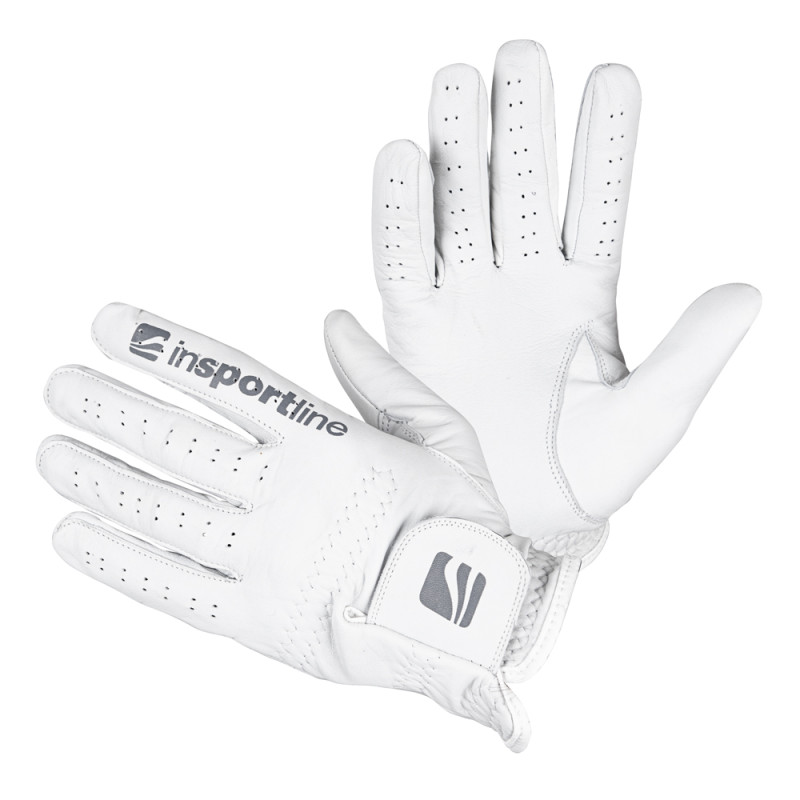 Gants polyvalents en cuir premium pour hommes et bandes velcro - Creamy White